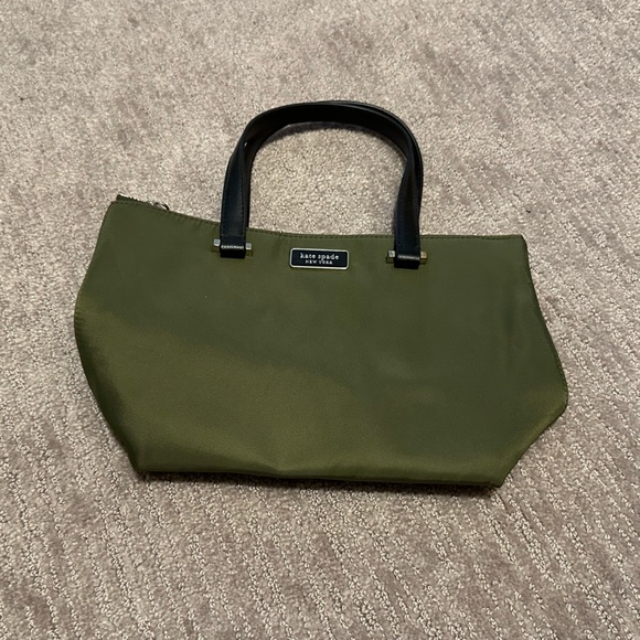 Nylon army green Kate Spade small handbag - Picture 5 of 6